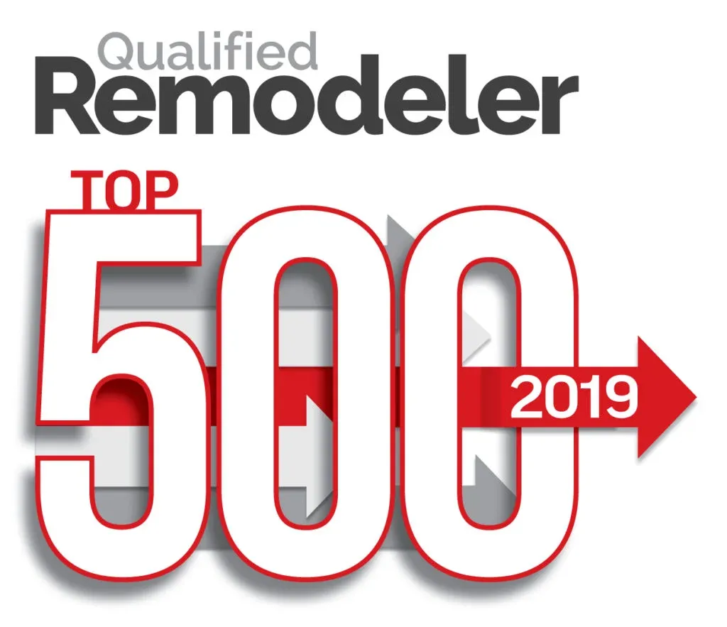 Qualified Remodeler Top 500 award badge for 2019